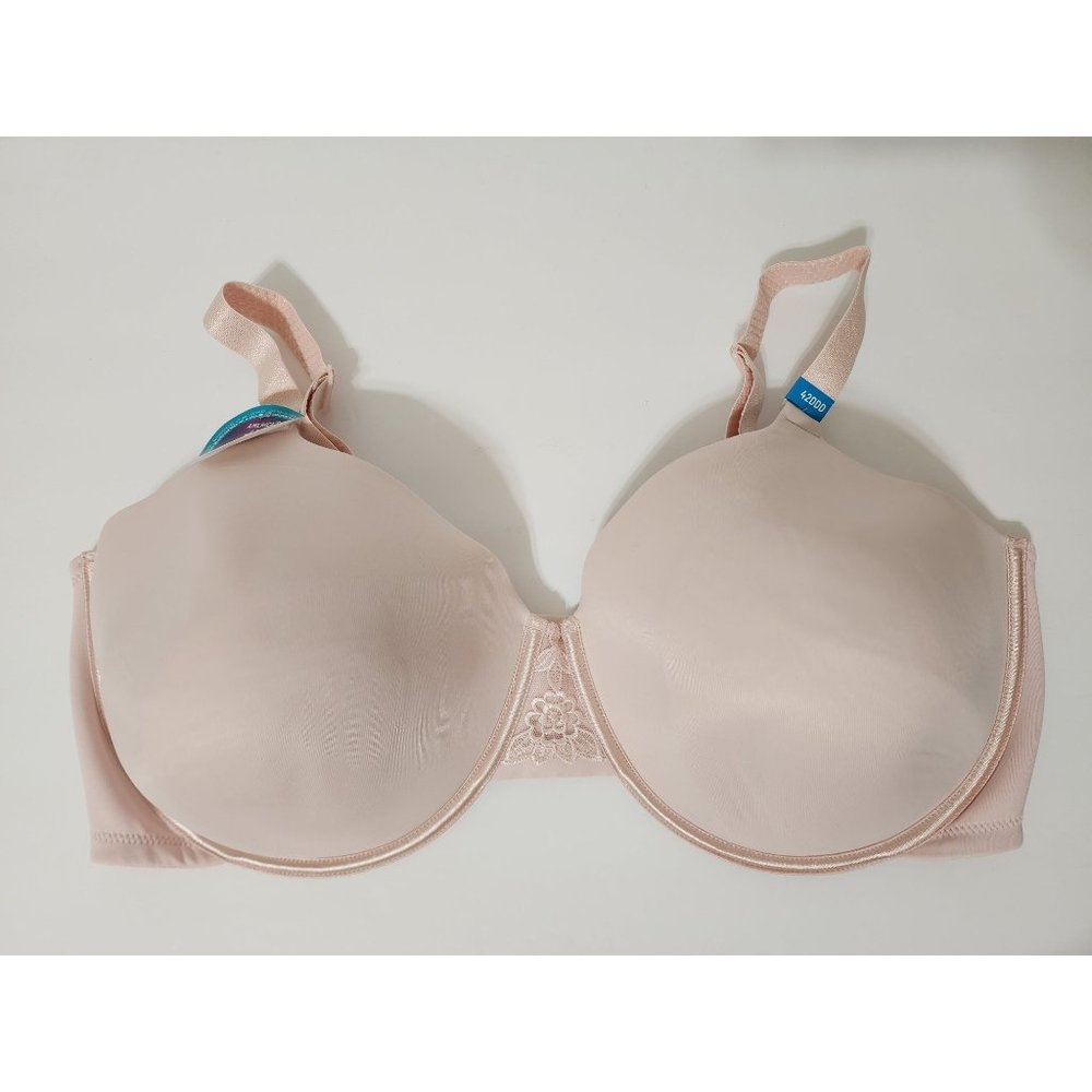 Vanity Fair Womens Beige Sport Wirefree Underwire Bra Sz 42DDD Style 76380